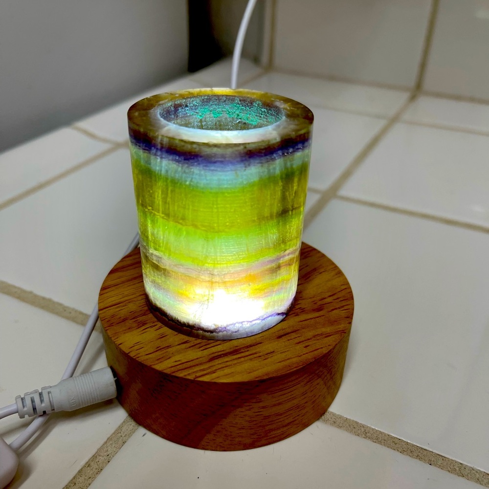 Fluorite Lamp